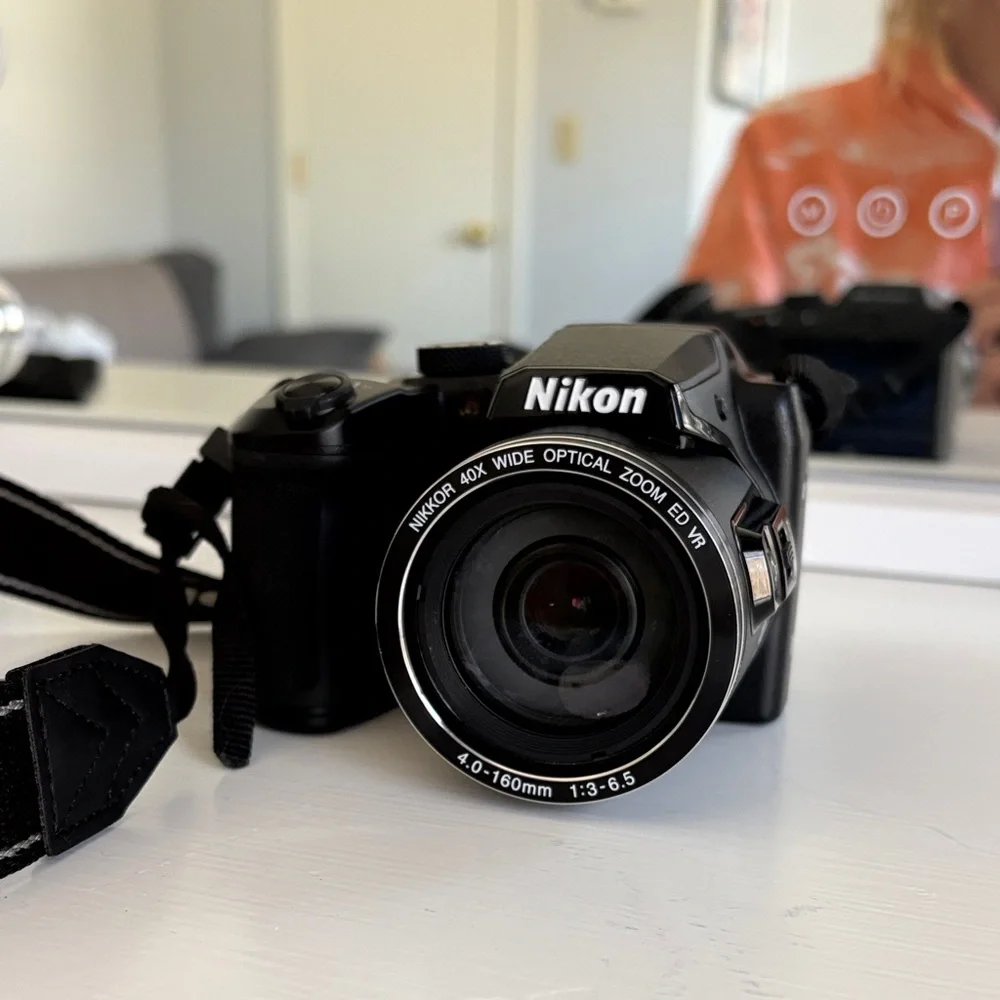 Nikon Black Digital Camera with 40x Optical Zoom
